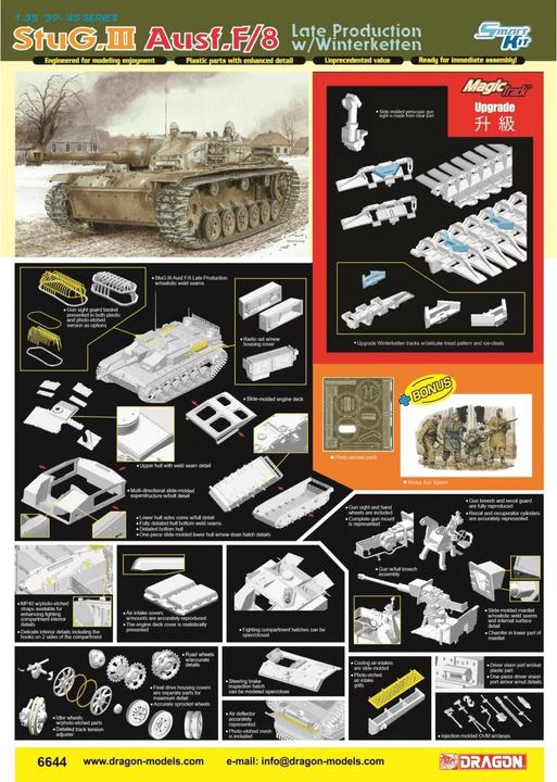 Actual product image 1:35 StuG.III Ausf.F/8 Late Prod. Winter