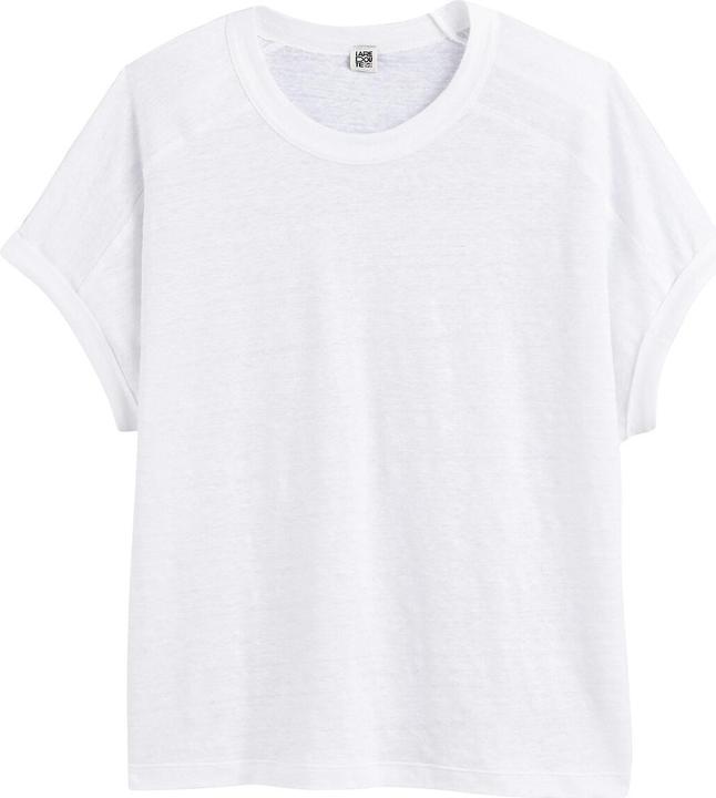 La Redoute Collections T-Shirt aus Leinen mit Rundhalsausschnitt