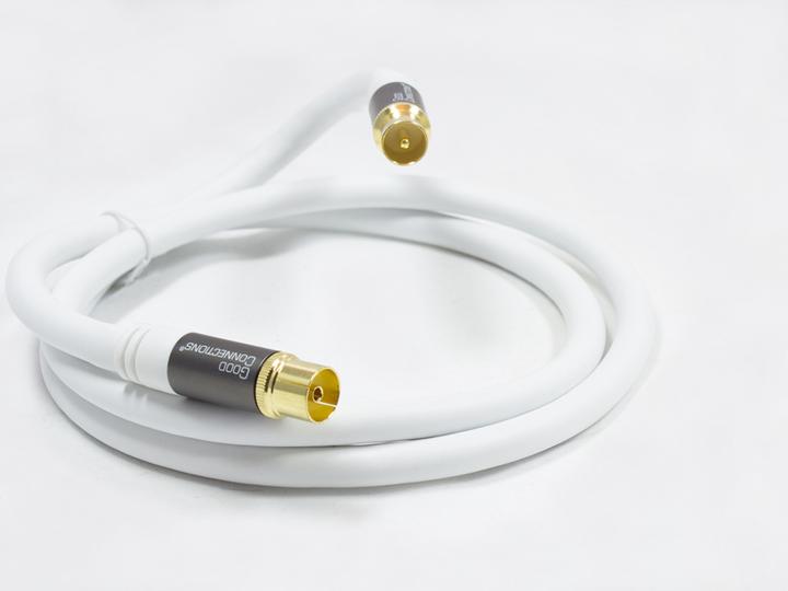 Immagine prodotto Good Connections Cavo antenna SmartFLEX, IEC/coax maschio/femmina, placcato oro, quadruplo schermo, schermatura 120dB (120 dB, Cavi antenna)