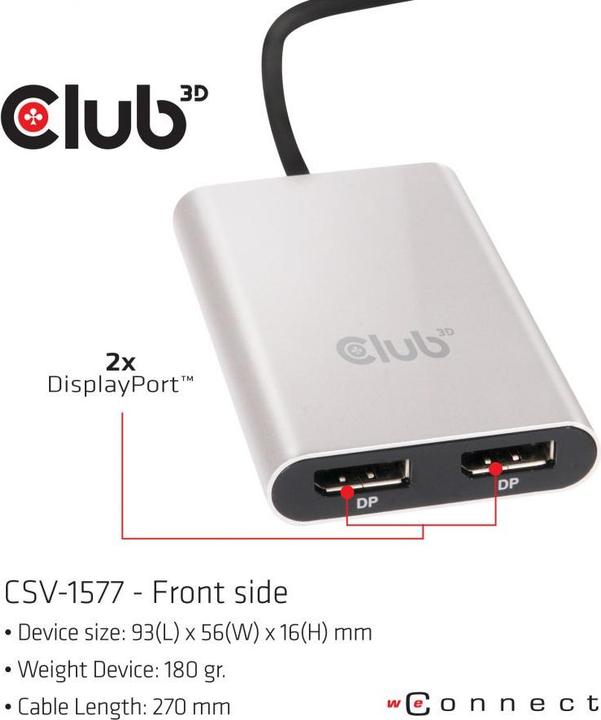 Immagine prodotto Club 3D Csv 1577 (DP, 27 cm)