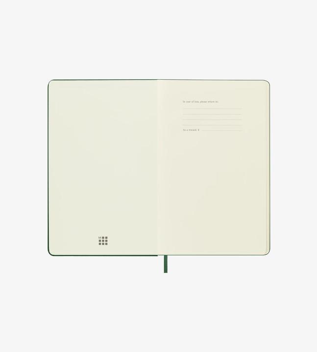 Actual product image Moleskine 12 Month Daily Calendar 2024, Large/A5, Myrtle Green (A5, Hardcover, English)
