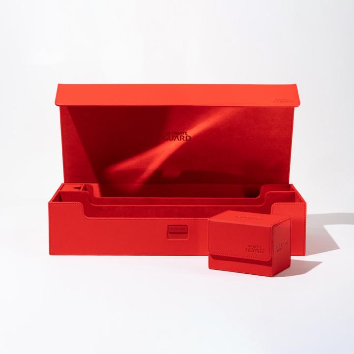 Actual product image Ultimate Guard Card Box XenoSkin Superhive 550+ Red