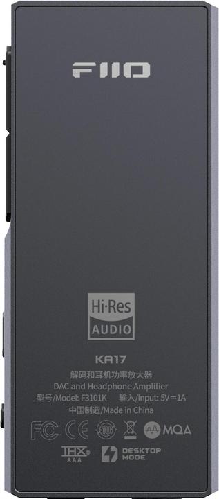 Actual product image FiiO KA17 (gain switch, USB-DAC)