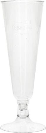 Immagine prodotto Papstar Bicchiere da spumante "puro", in PLA, 0,1 l, cristallino (6 x)