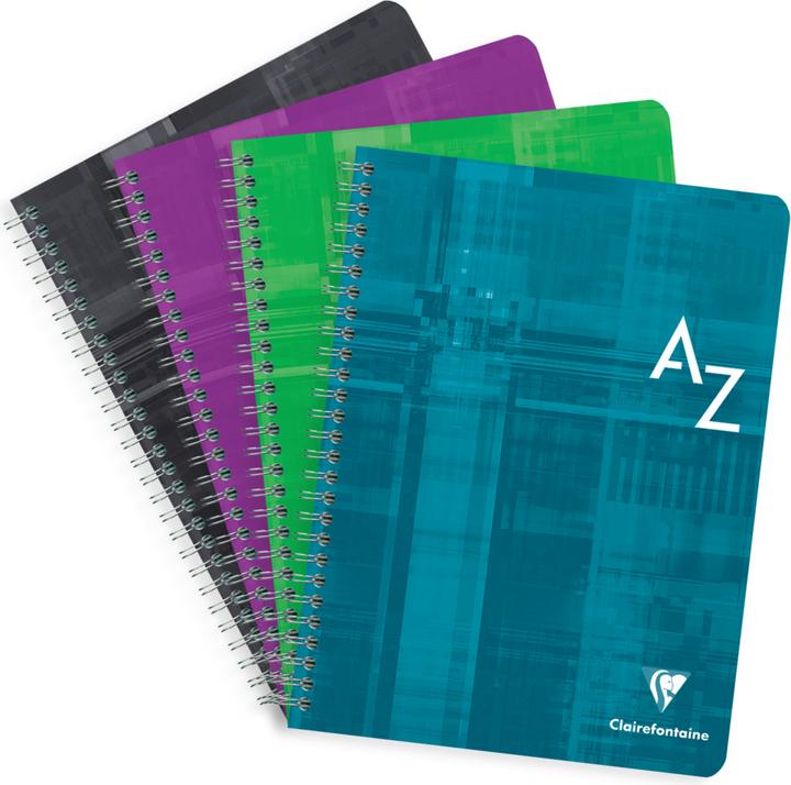 Immagine prodotto Clairefontaine Quaderno a spirale con indice A -Z (17 x 22 cm, Quadretti)