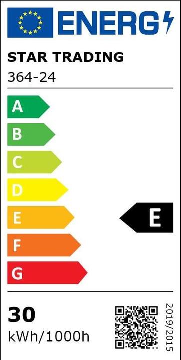 Etichetta energetica Star Trading Illuminante a LED (E27, 30 W, 4000 lm, 1 x, E)