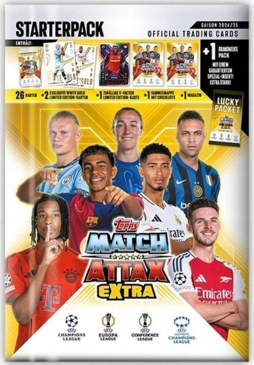 Actual product image Topps Match Attax Champions League EX 2025 Starter Pack (English, Booster Pack)