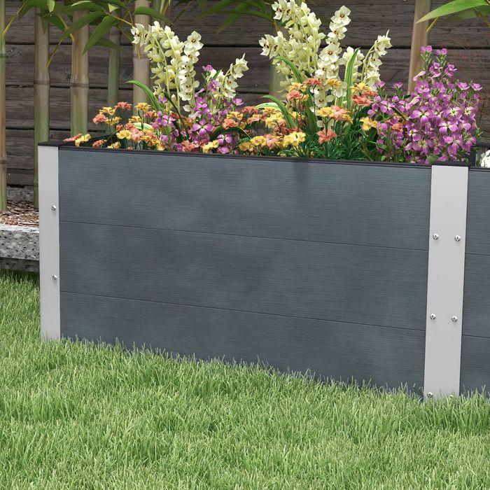 Produktbild Swisshandel24 Hochbeet, Blumenkasten, Pflanzkasten, Gemüsebeet mit Offenem Boden, Kräuterbeet für Garten, Balkon