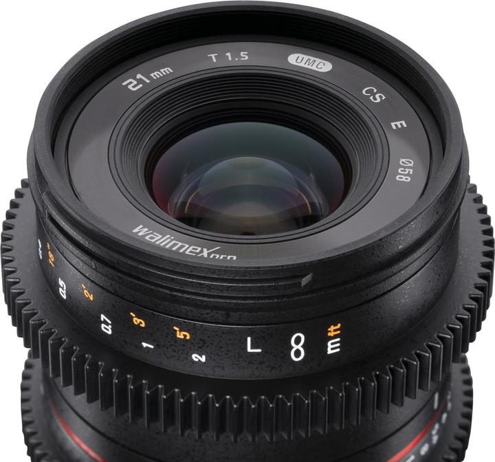 Image du produit Walimex 21/1,5 Vidéo APS-C Sony E (Sony E, APS-C / DX)