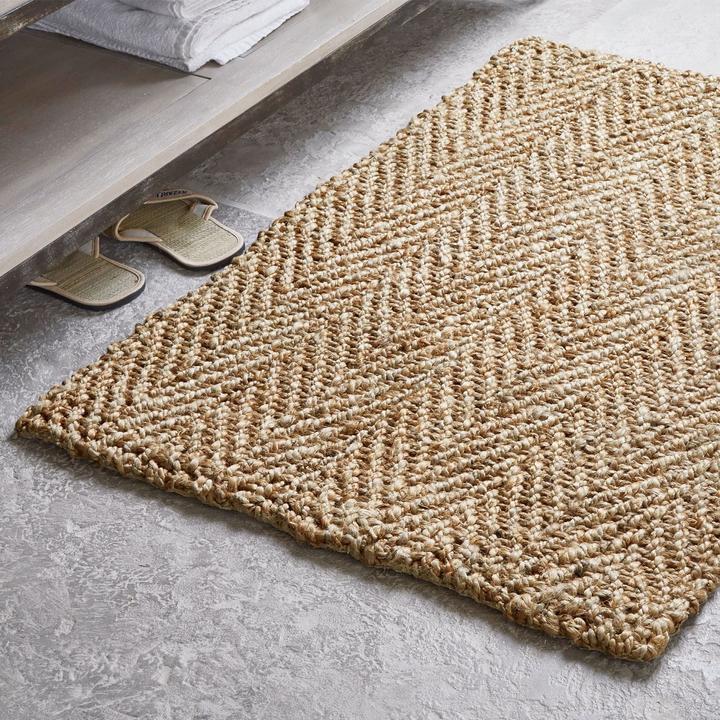 Actual product image Loberon Bath mat Daoukro brown (70 x 100 cm)