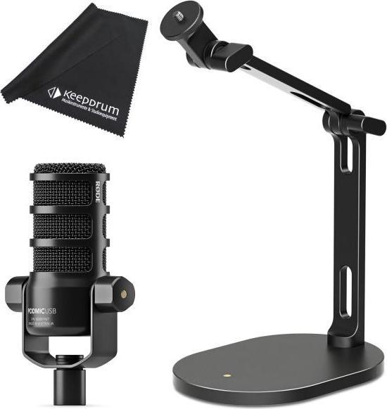 Actual product image RØDE Podmic USB microphone with DS-2 desktop stand