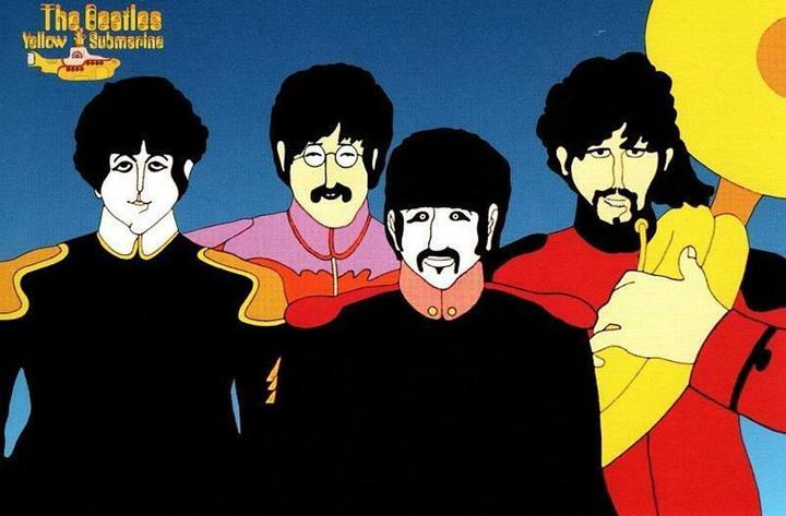 Immagine prodotto The Beatles Cartolina di Yellow Submarine
