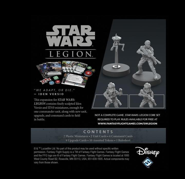 Image du produit FFG FFGD4654 - Iden Versio : Star Wars Legion, à partir de 14 ans (extension, édition FR) (Allemand)