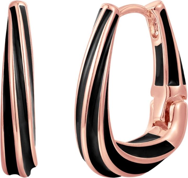 Actual product image Yokoamii Ladies hoop earrings brass - 36540 (Brass)