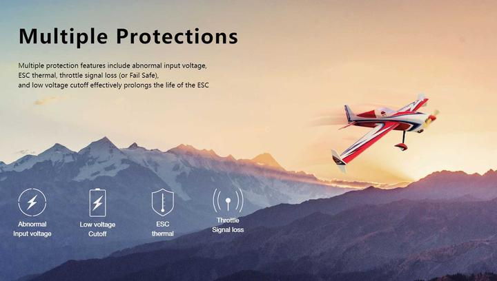 Image du produit Hobbywing Skywalker V2 100A 3-6s, 7A BEC