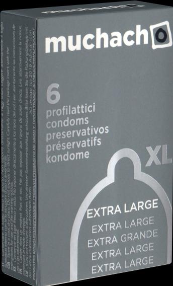 Actual product image Muchacho Extra Large" 6 Italian condoms for spacious pleasure (6 pcs.)