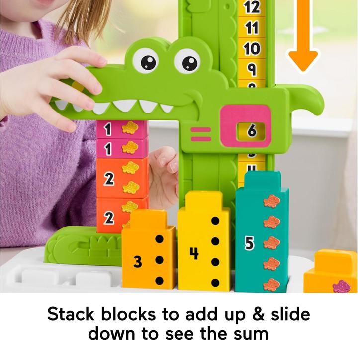Produktbild Fisher-Price Mein Zahlen-Krokodil (Deutsch, Französisch, Schweizerdeutsch, Italienisch, Englisch)