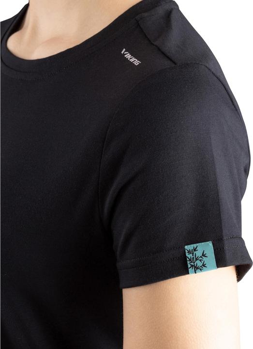 Produktbild Viking Europe Bamboo Light T-Shirt Damen schwarz Grösse L 2022 Kurzarmshirt (L)