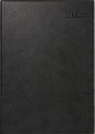 Produktbild Simplex Wochenagenda Roma 17 x 24 cm, 2026, Schwarz (17 x 24 cm, Deutsch)