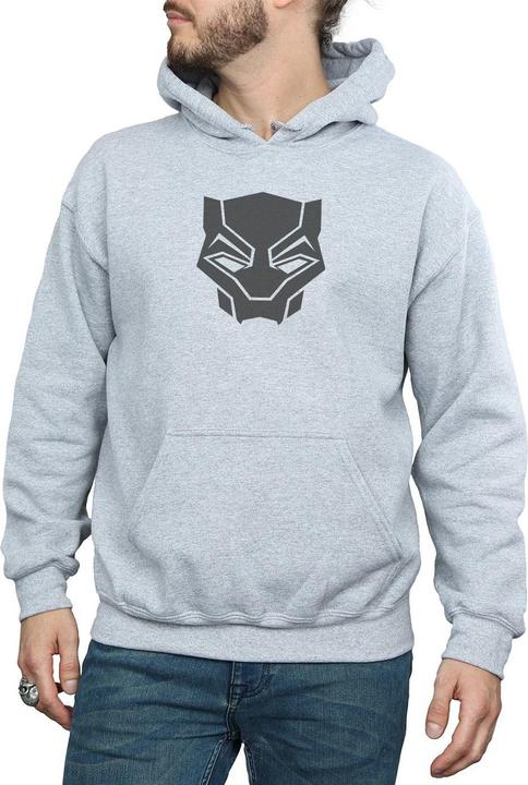 Produktbild Black Panther Schwarz auf Schwarz Hoodie (XL)