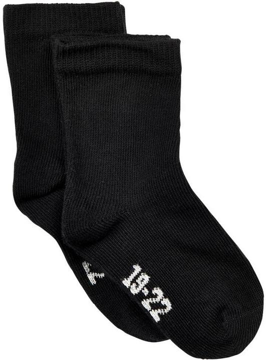 Minymo Socken 2er Set Schwarz Gr. 35 - 38 (2er Pack, 35 - 38)
