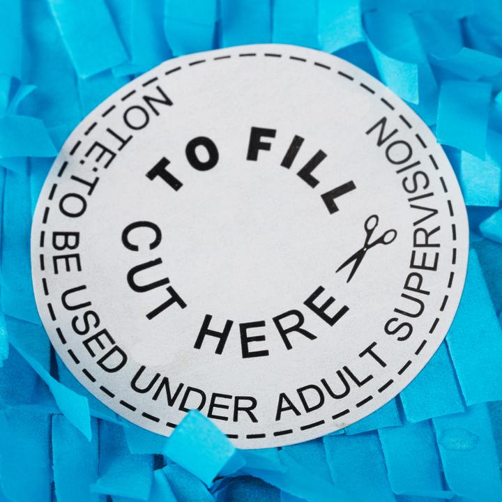 Actual product image Relaxdays Numbered Birthday Pinata