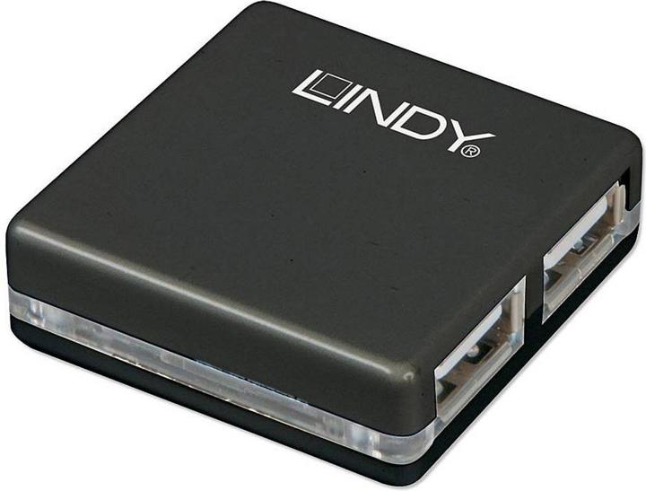 Image du produit Lindy USB 2.0 Mini Hub (USB-A, 2 Ports)