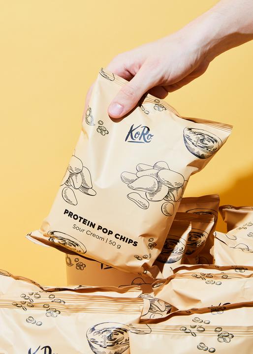 Actual product image KoRo Crisps with rice flour, chickpea flour and sour cream flavour (700 g)