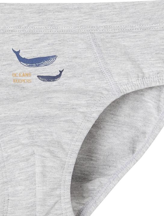 Produktbild Vertbaudet 7er-Pack Jungen Slips mit Bio-Baumwolle, Wale (158, 7er Pack)