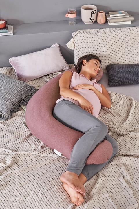 Actual product image Theraline Nursing pillow "The Original" with polyester hollow fibre filling incl. cover 190 cm (190 cm)