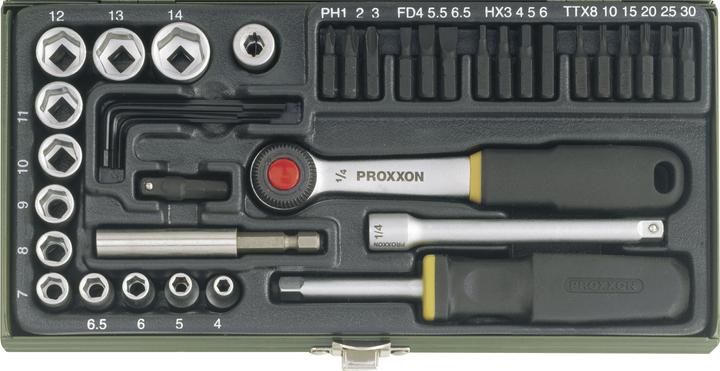 Produktbild Proxxon Steckschlüssel-Bit-Einsatz-Set (1/4")