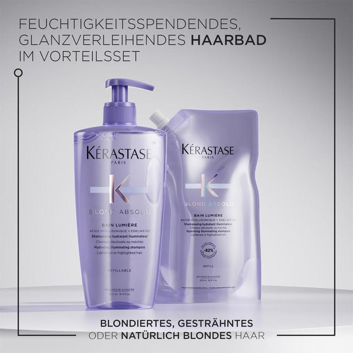 Produktbild Kérastase Blond Absolu Nachfüllset (1000 ml, Flüssiges Shampoo)