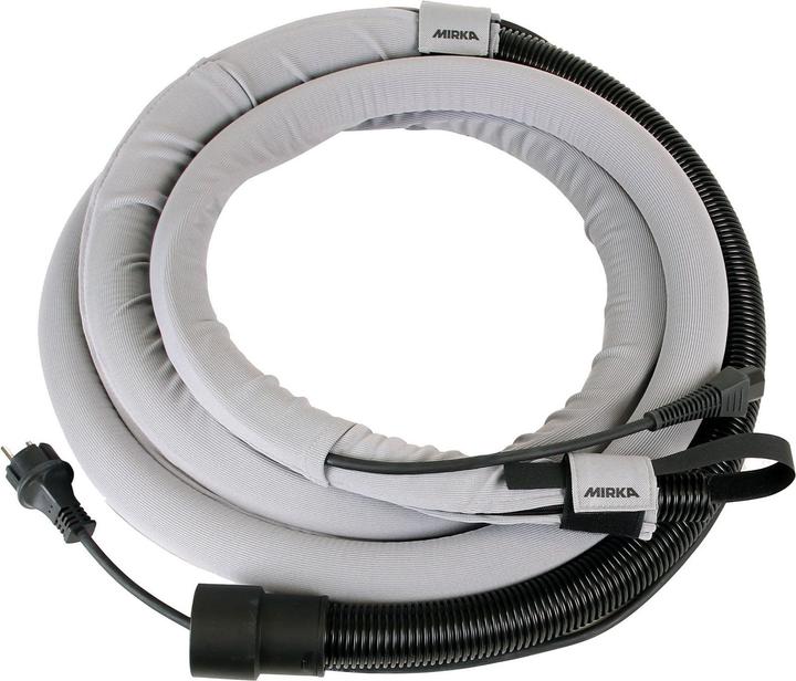 Actual product image Mirka Cuff KIT suction hose 4m with integrated cable 230V for DEOS, DEROS & LEROS ( M
