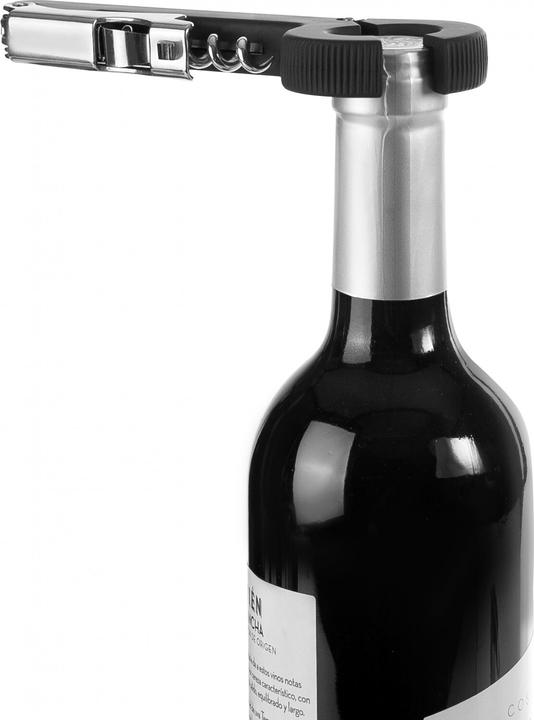 Produktbild Ibili Kellnerkorkenzieher mit Kapselschnieder 14,7 cm Praktischer Helfer für Wein und Flaschen (Korkenzieher)