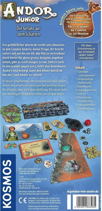 Actual product image Kosmos Andor Junior - The danger from the shadows (German)