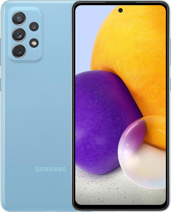 Image du produit Samsung Galaxy A72 UE (128 Go, Bleu, 6.70", Double SIM hybride, 64 Mpx, 4G)