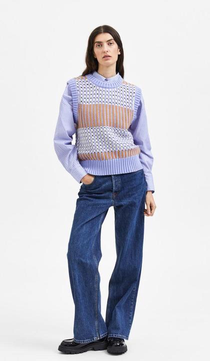 Actual product image Selected Femme Coarse knitted cardigan (XL)