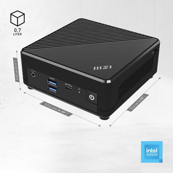 Image du produit MSI Cubi N ADL-007DE (Intel N100, 4 Go, 128 Go, Intel UHD Graphics)