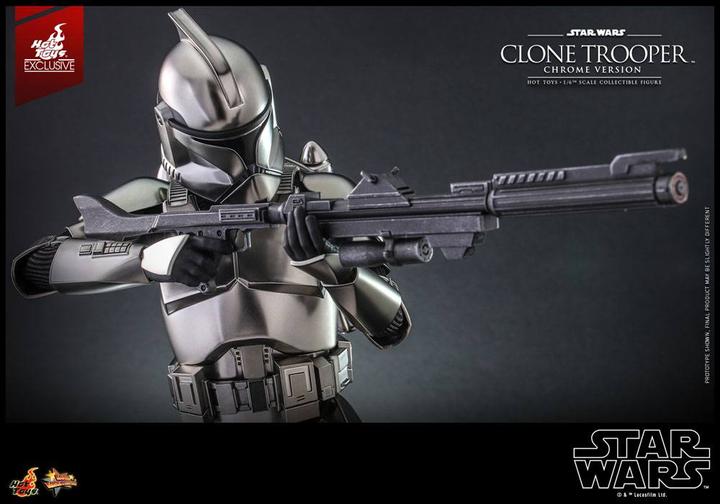 Produktbild Hot Toys Star Wars figurine 1/6 Clone Trooper (Chrome Version) 30 cm