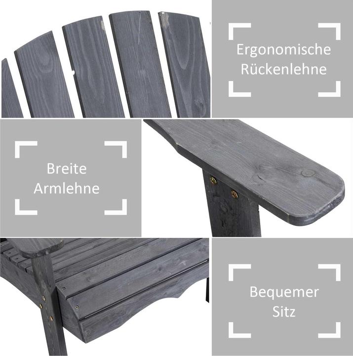 Image du produit Jamb Adirondack Gartenstuhl-Set