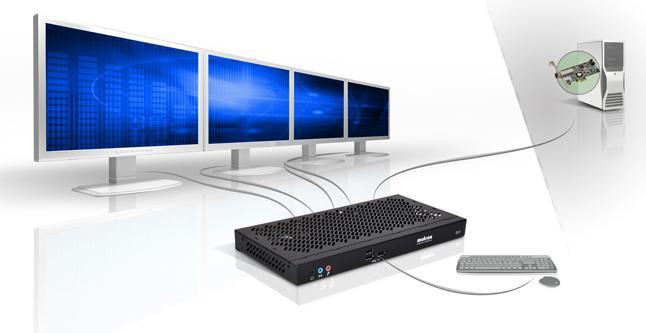 Produktbild Matrox Extio F2408, Quad KVM Extender