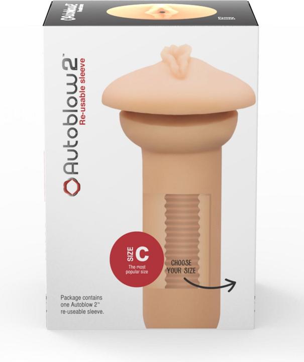 Actual product image Autoblow Vagina Sleeve