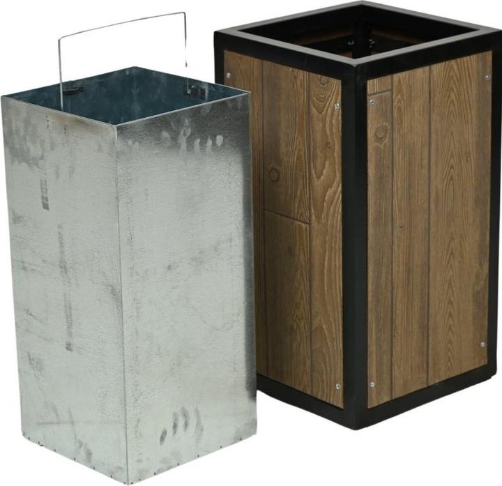 Produktbild Aristar Abfalleimer mit Holzverkleidung (50 l)