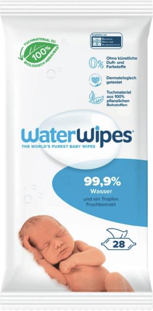 WaterWipes Feuchttücher (28 Stück)