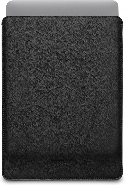 Actual product image Woolnut Leather Sleeve -suojatasku 14" MacBook Pro, musta (14", Apple)