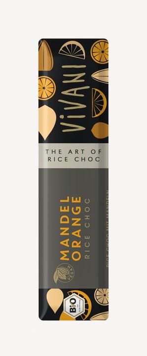 Produktbild Vivani Mandel Orange Rice Choc Riegel Bio (35 g)