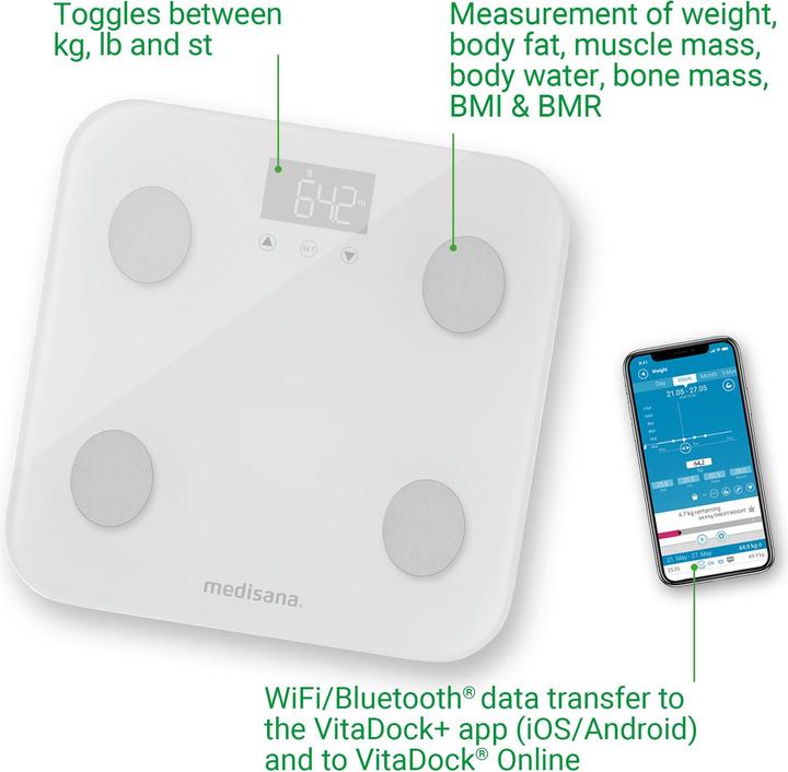 Produktbild Medisana BS600 Connect (180 kg)