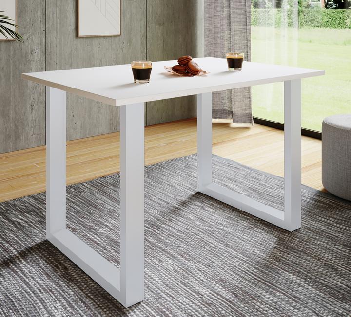 Immagine prodotto VCM Mobili per ufficio Scrivania Lona U Alu Bianco (140 x 50 x 76 cm)