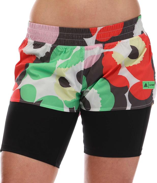 Actual product image adidas Womens/Ladies X Bold Marimekko Running Shorts (32 D)