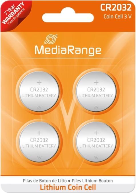 Actual product image MediaRange Cr2032 (4 pcs., CR2032, 220 mAh)